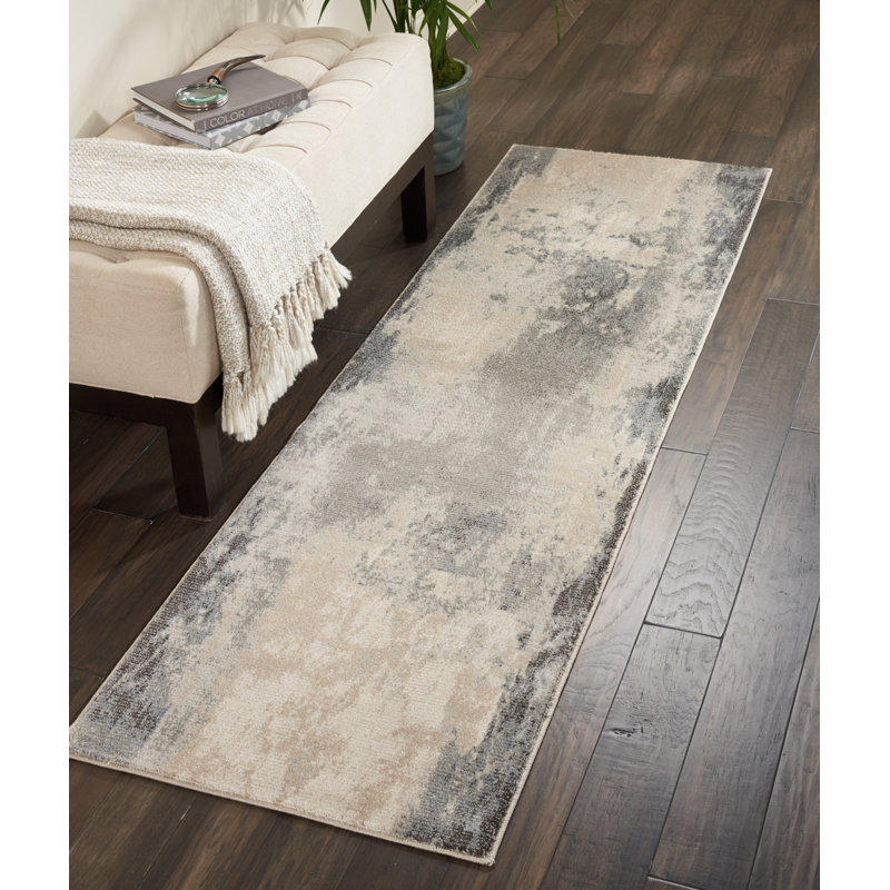 Diondre Abstract Indoor Rug, Runner 2'2" x 10'
