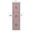 Tapis orange / gris lavable à la machine Wincer Chenille-92296548