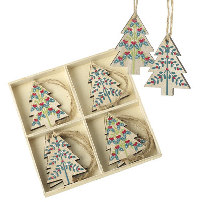 Hanging Painted Tree Set