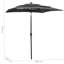 Dendron 200 cm W X 200 cm D Hexagonal Market Parasol with Crank Lift-372545239