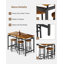 Ensemble de table de bar 5 pièces