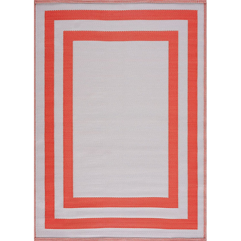 Winslet Striped Indoor / Outdoor Rug, Rectangle 6' x 9'