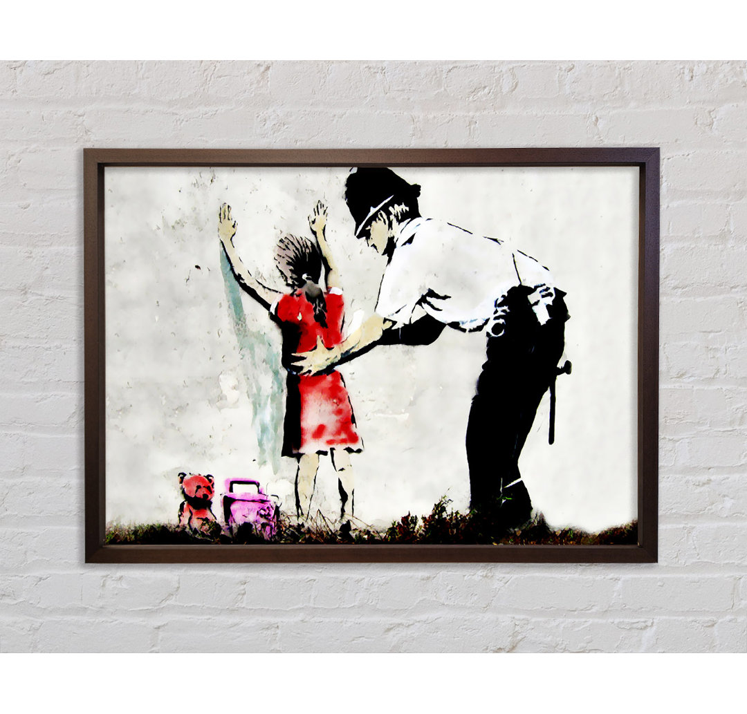 Copper Frisking Child - Single Picture Frame Kunstdrucke auf Leinwand