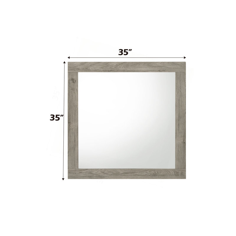 Light Gray Finish Mirror