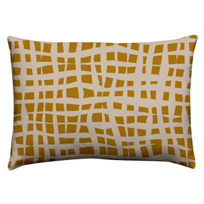 Akbez Abstract Rectangular Cushion