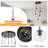 5-light Farmhouse Cluster Pendant-1608340651-1348927074