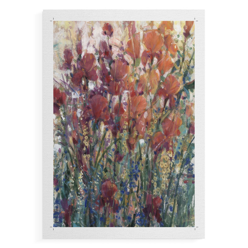 Sunlit Flowers II - Impression sur toile seulement - NON-CADRE, H 60 po x l 40 po