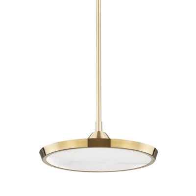 Luminaire suspendu géométrique simple à 1 lumière