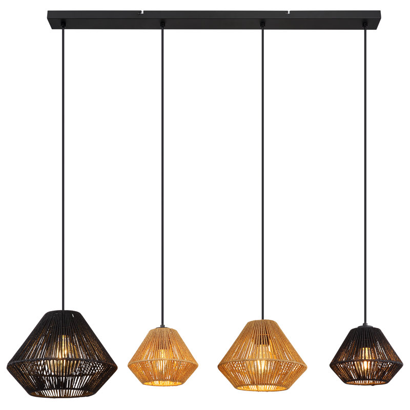 4 - Light Matte Black Pendant
