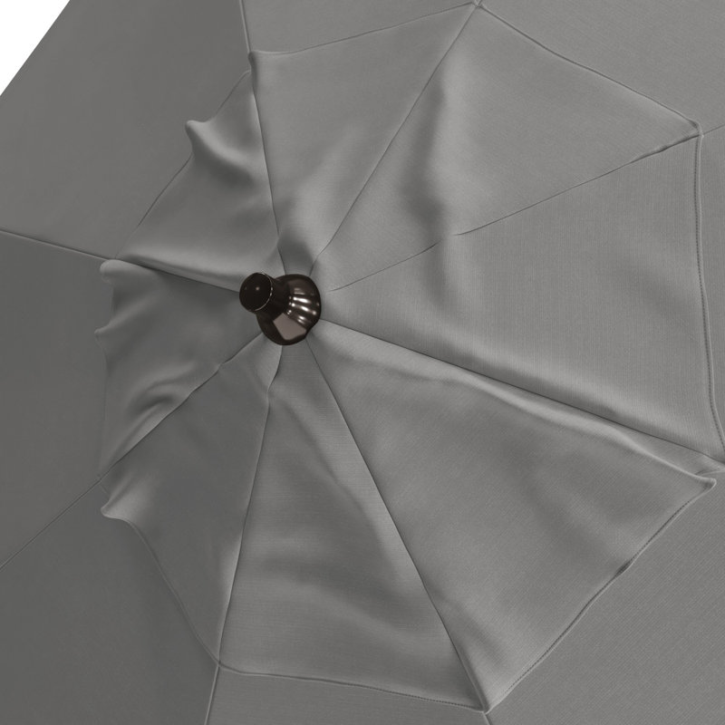 Parasol de marché 9 pi Jelks, Granite