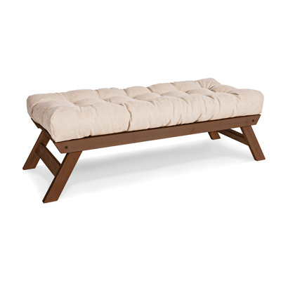 Donner Polyester Upholstered Bench