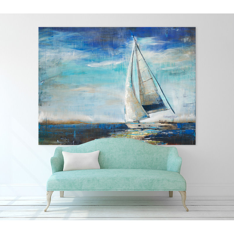 «Sail Away» par Liz Jardine, reproduction sur toile