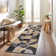 Malica Geometric Yellow/Ivory/Black Area Rug