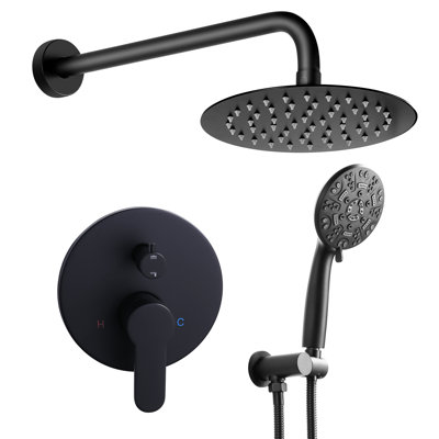 Pressure-Balanced (Temperature And Volume) Complete Shower System