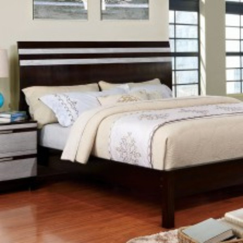 Idit Solid Wood Bed, King