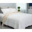 Stone Washed Linen Blend Box Stitch Quilt and Pillow Shams Set-1266474766-1266474761