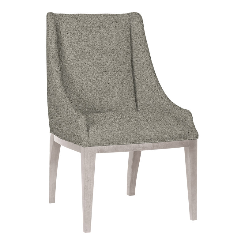 Ithaca By Thom Filicia Upholstered Arm Chair, Tuck Graphite, Dove Gray