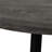 Harry Dining Table, 47 Inch Round Laminate Top, Black Metal Base-111235018