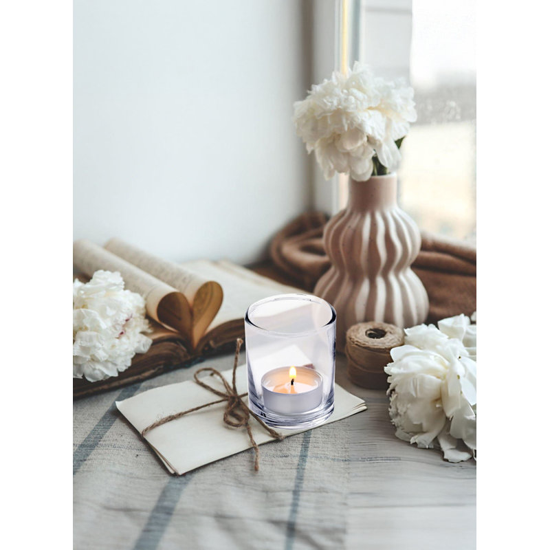 3'' H Glass Tabletop Votive Holder