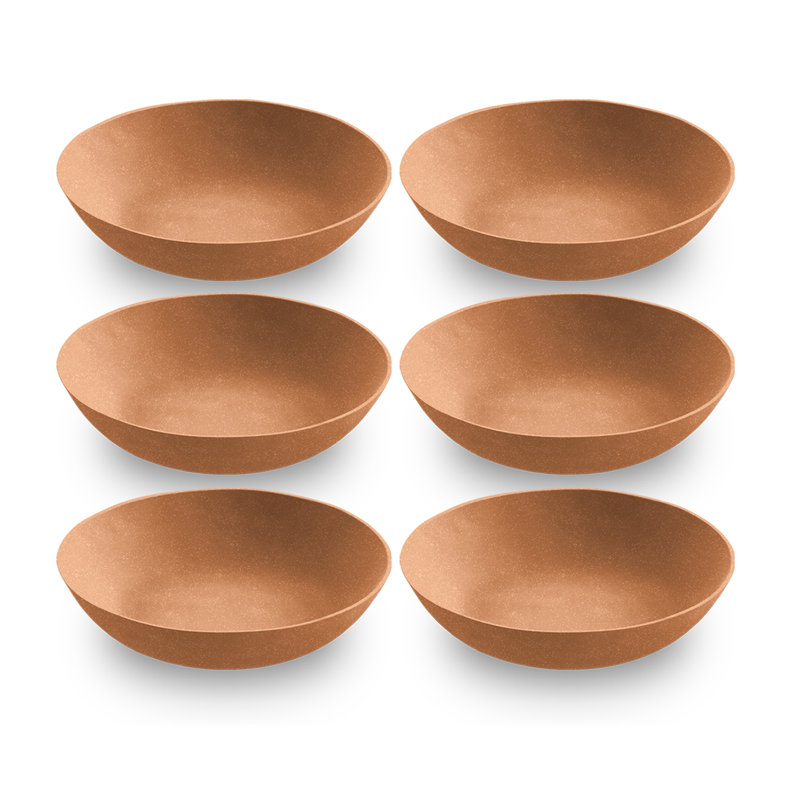 Laya Melamine Pasta Bowl, Terra Cotta