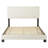Roma Faux Leather Upholstered Platform Bed Frame with Adjustable Headboard , Strong Slat Support System, No box Spring Required-239839206-239839204
