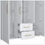 Armoire Elma, chambre à coucher, blanc-536947744