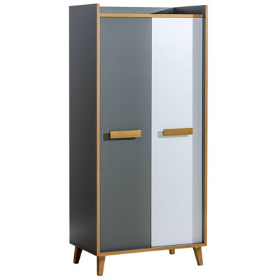 Bryler 2 Door Manufactured Wood Wardrobe