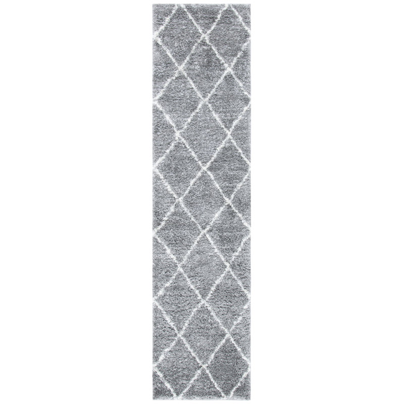 Poulsen Shag 500 Performance Geometric Rug, Runner 2'2" x 9'