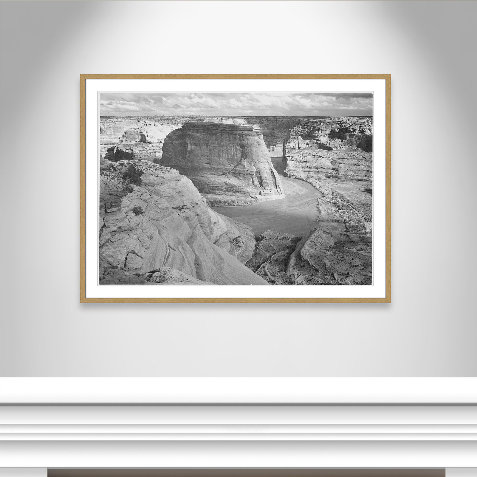 Canyon De Chelly Arizona 2 by Adams, 29.5" H x 41.5" W x 0.75" D, Natural