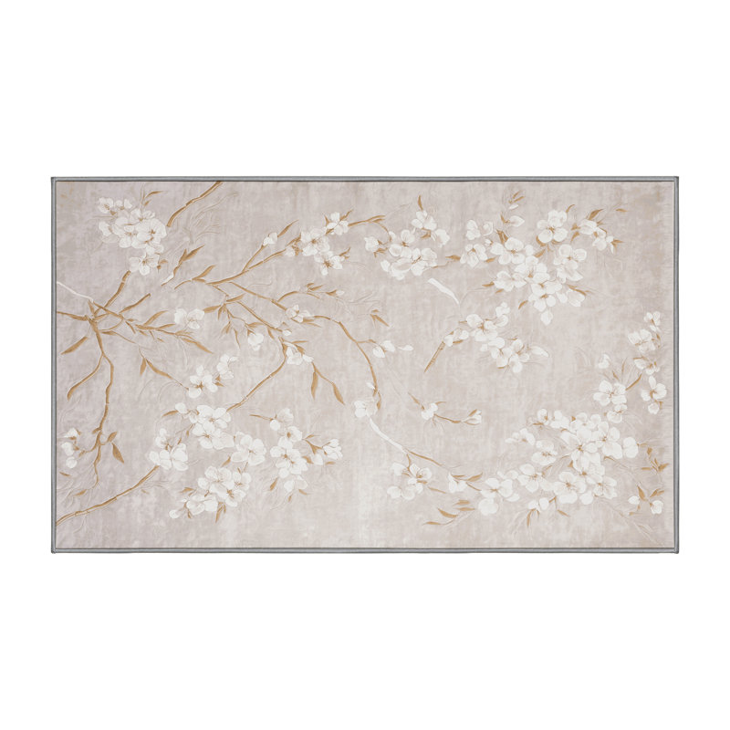 Silky Soft Plush Gray Area Rug, Rectangle 7' x 10'