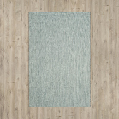 Sayeda Performance Solid Color Indoor/Outdoor Area Rug