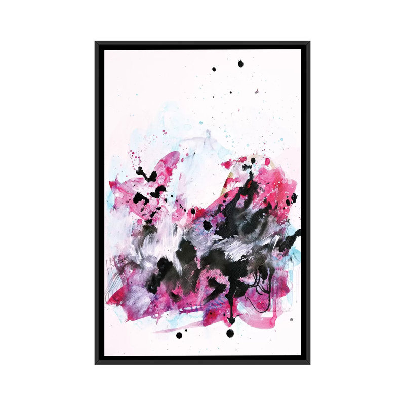 « robata » non disponible sur toile, H 26 po x l 18 po x P 1,5 po, Toile avec cadre noir, Pas de tapis