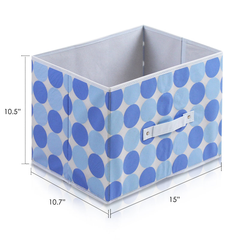 Panier en tissu Dot, Bleu pastel