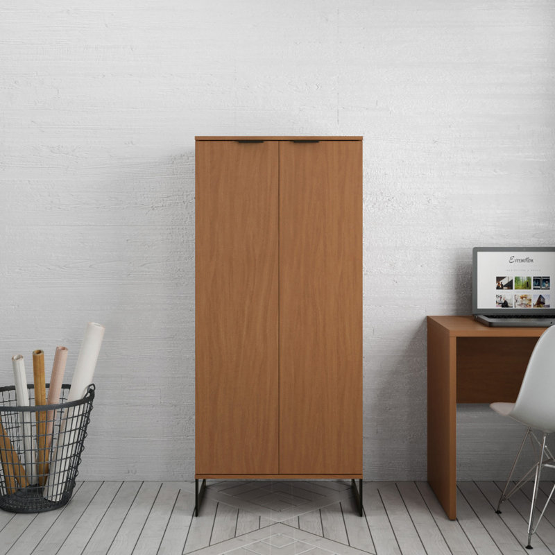 Saavedra Storage Bookcase, Maple