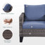 Ensemble de conversation d'extérieur pour 4 personnes avec chaises de patio, coussins et table de foyer Ingvald-1616577327-1666838337