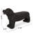 MDOG BENCH, Outdoor Bench, Matte Black + Black, No Assembly Required-1870715327