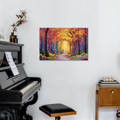 Fall Wall Art, Fall Pictures Wall Decor, Fall Canvas Wall Art, Autumn Wall Art, Nature Wall Art, Fall Paintings Wall Decor, Pictures for Living Room Bedroom, Autumn Canvas Prints Ready To Hang, 20" × 30"