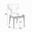 Ensemble de chaises d'appoint en chenille et rembourrées, siège rembourré confortable avec structure en bois durable pour des espaces de repas et de vie élégants-133340679-133340678
