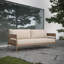 Melbourne 3 Seat Sofa + Cashew Cushion