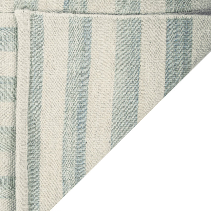 Ralph Lauren Canyon Stripe Patch Wool Striped Rug, Rectangle 6' x 9'