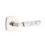 Select Round Passage (Hall & Closet) Door Lever with Square Rosette-1019840950-1019840955