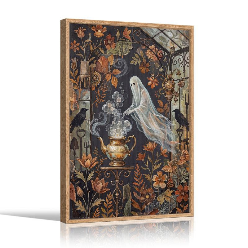 Art mural sur toile Halloween, 24"H x 18"W