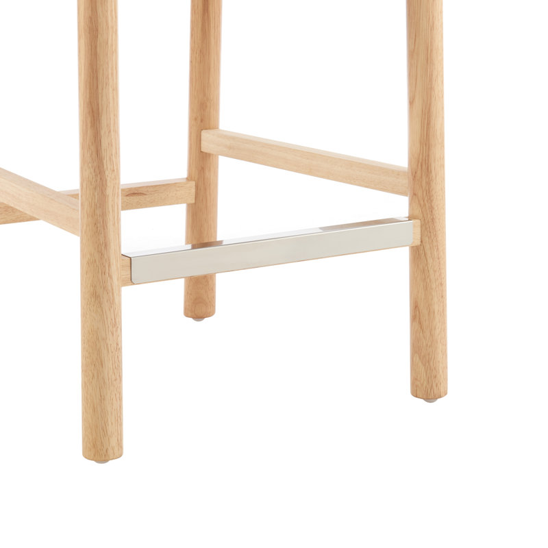 Rei Upholstered Counter Stool, Brown