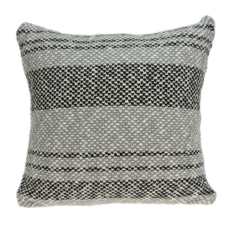 Bella Grey Throw Pillow, Polyester/Polyfill