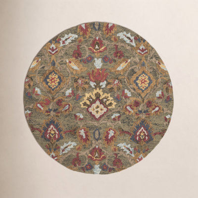 Tansy Wool Floral Indoor Rug