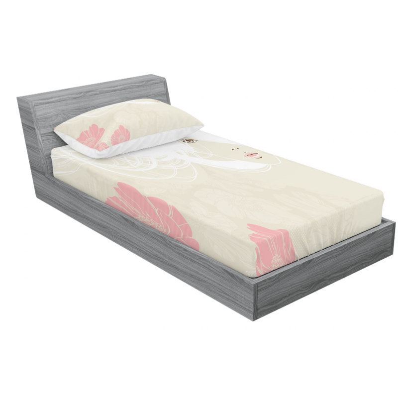 Microfiber Sheet Set, Twin XL Sheet Set with Fitted Sheet