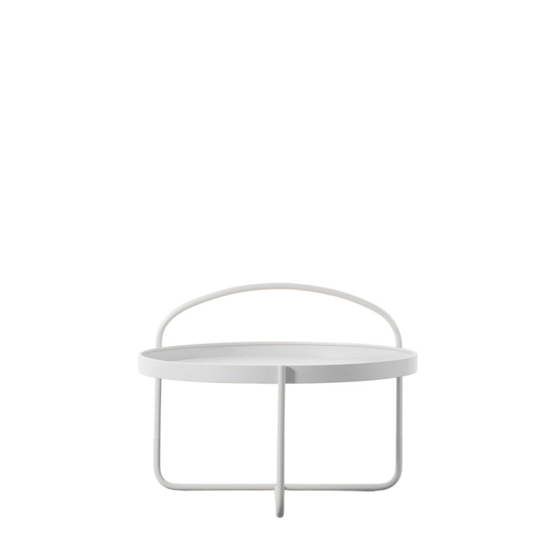 Cesalie Cross Legs Coffee Table, White
