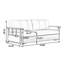 Canapé-lit convertible 74,8 po en tissu Nano Tech-129932432