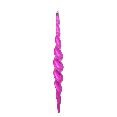 Shiny Spiral Icicle Christmas Ornament