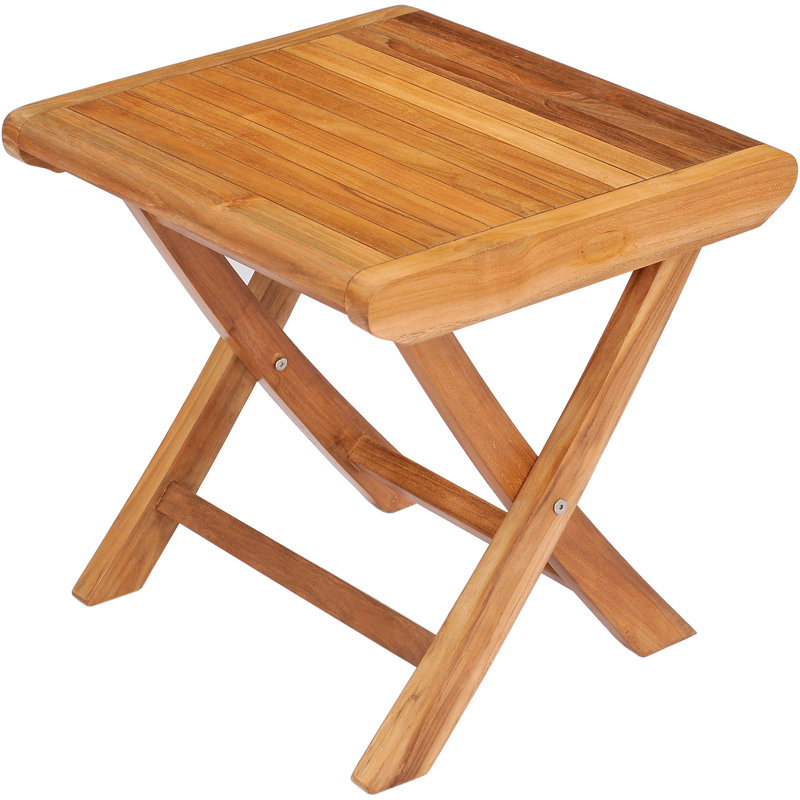 Miami Outdoor Square Teak Side Table